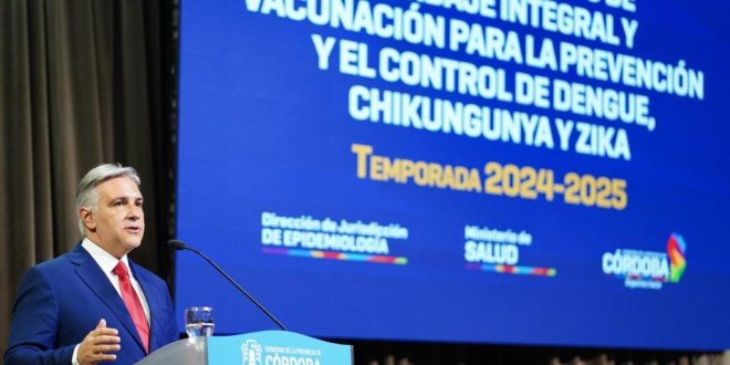 La Provincia lanzó el Plan Estratégico de Abordaje Integral y Vacunación para la Prevención y el Control de Dengue, Chikungunya y Zika